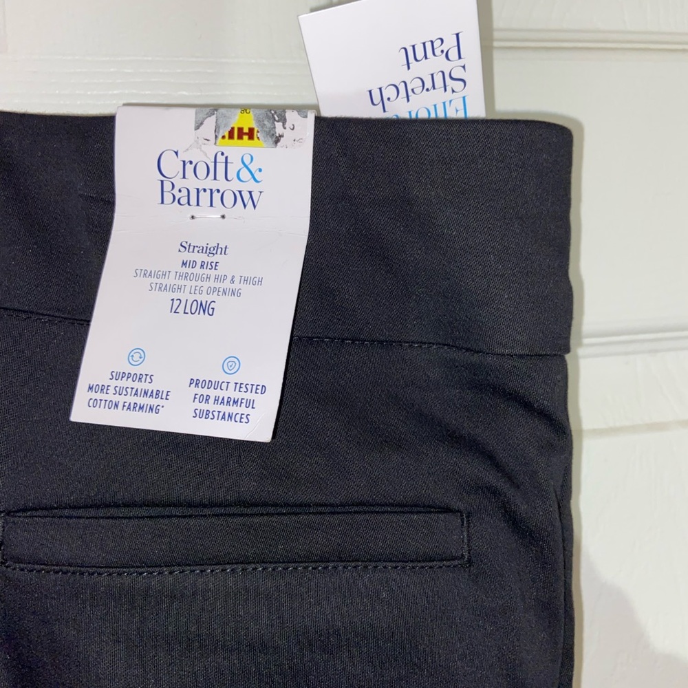 Croft & Barrow straight-legged effortless stretch pants